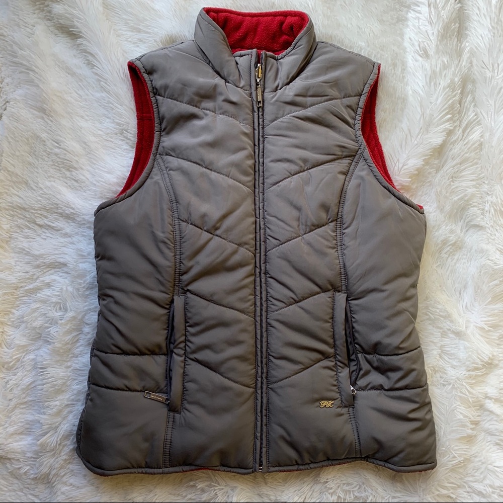 Point Zero Reversible polyester and fleece vest size small